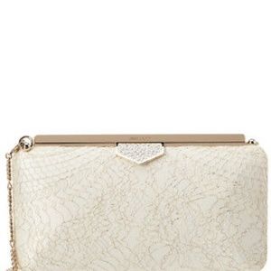 CHAMPAGNE Jimmy Choo Ellipse Clutch